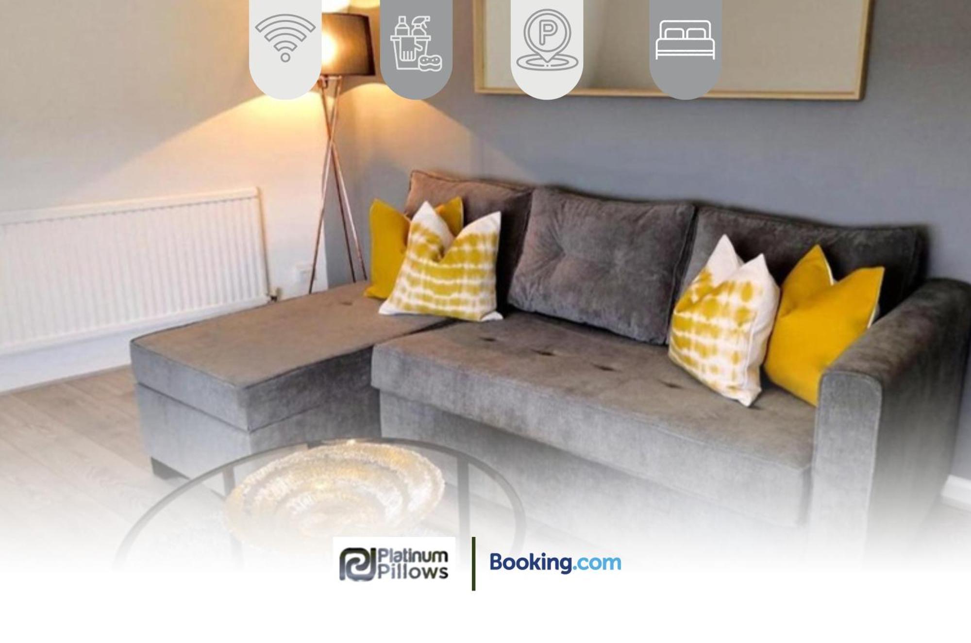 Modern Oxford 1Br Apt, Contractor & Family Accommodation, Near Oxford Hospitals And Science Park Экстерьер фото