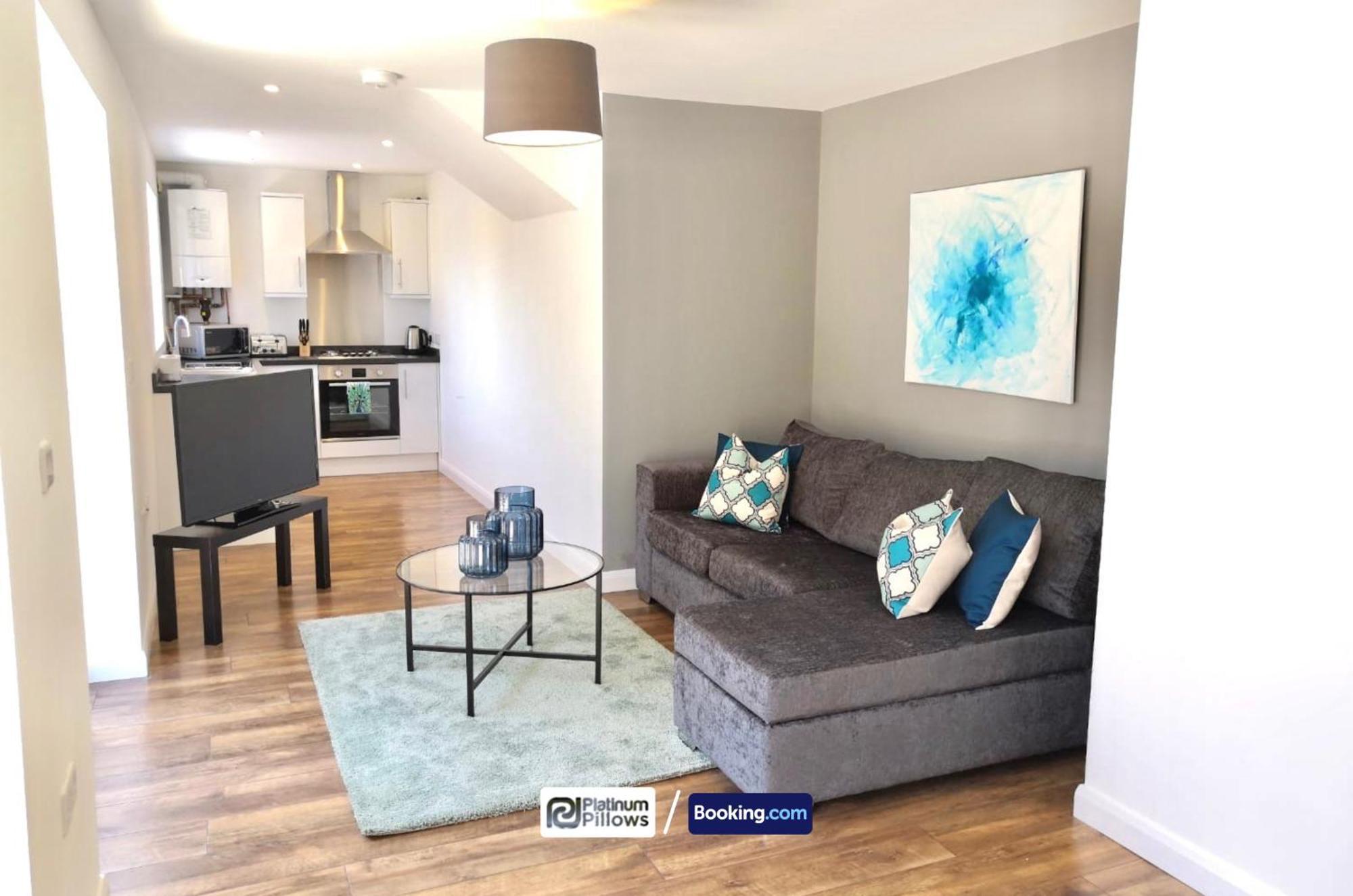 Modern Oxford 1Br Apt, Contractor & Family Accommodation, Near Oxford Hospitals And Science Park Экстерьер фото